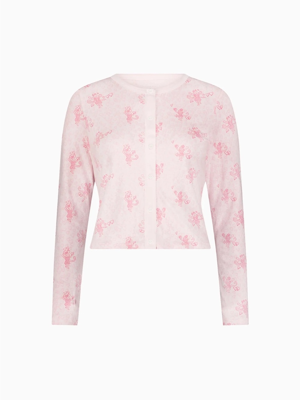LoveShackFancy X Roller Rabbit Hearts Nessa Cardigan
